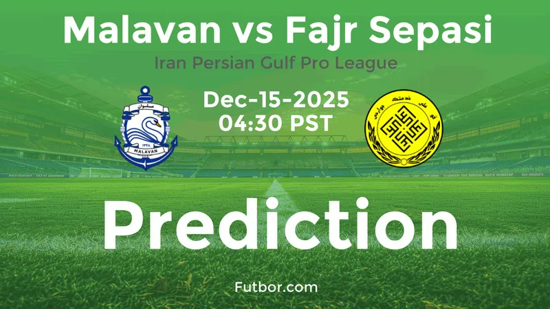 Trận đấu Malavan vs Fajr Sepasi trong một