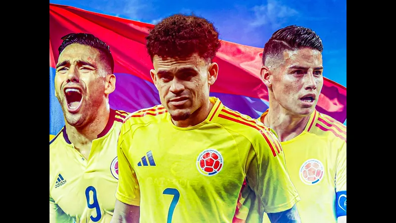 Cầu thủ Colombia đang ghi bàn vào lưới Croatia Cầu thủ Colombia đang ghi bàn vào lưới Croatia