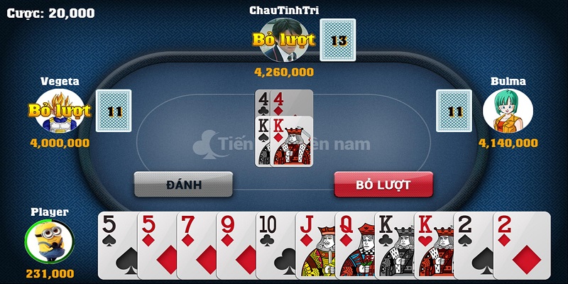 Trò chơi Tiến lên đếm lá đổi thưởng casino Jun88 là gì? 5 tien len dem la doi thuong 3